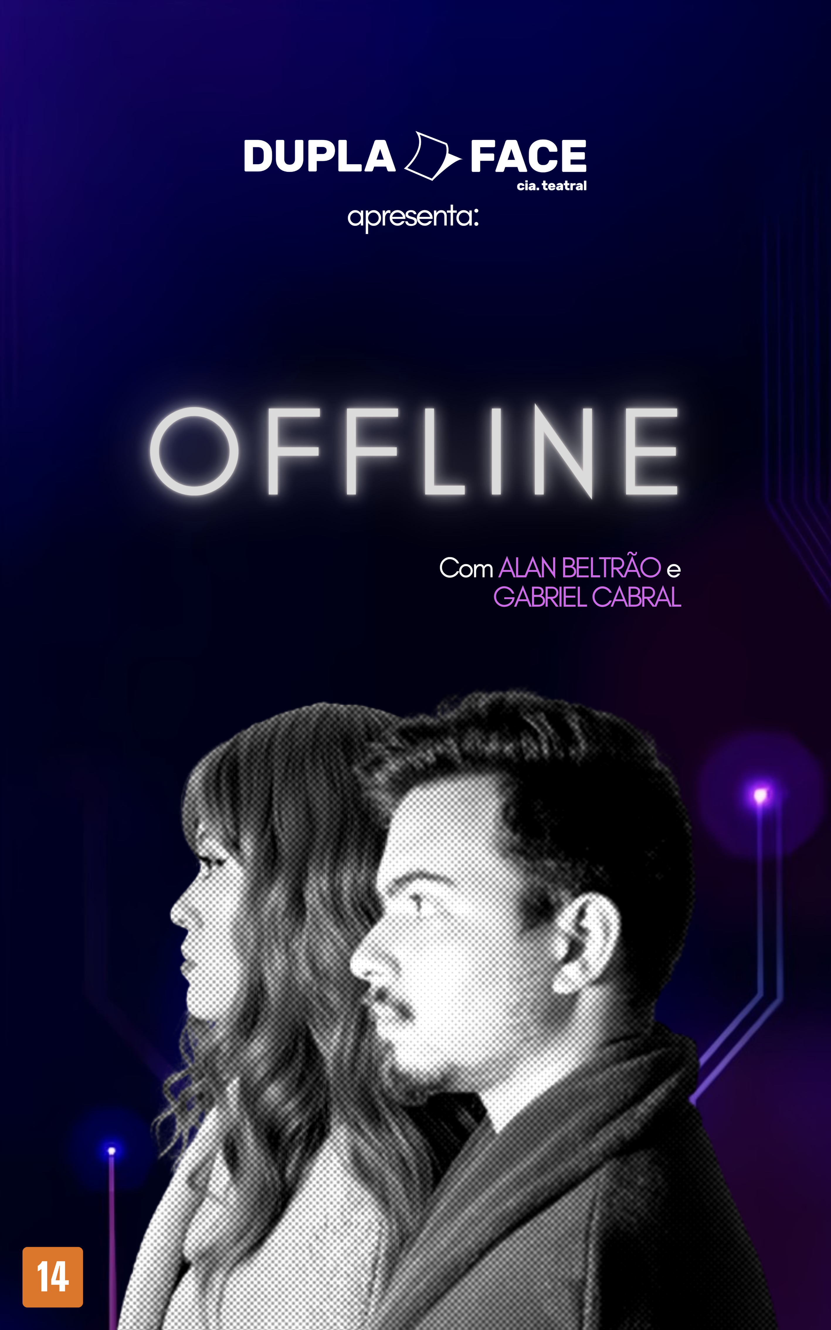 Banner do espetáculo OFFLINE
